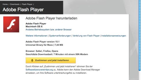 update flash opera for mac